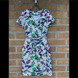Diane von Furstenberg "New Julian Two" jersey dress in garden daisy print 10